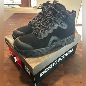 DC Navigator Black Rugged Boots